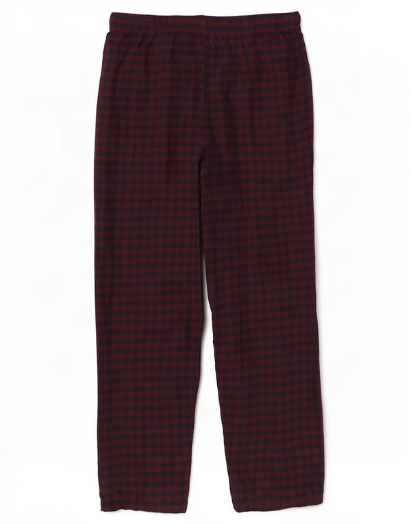 Marks & Spencer Mens Sleepwear Tracksuit Trousers Large Red Gingham Cotton