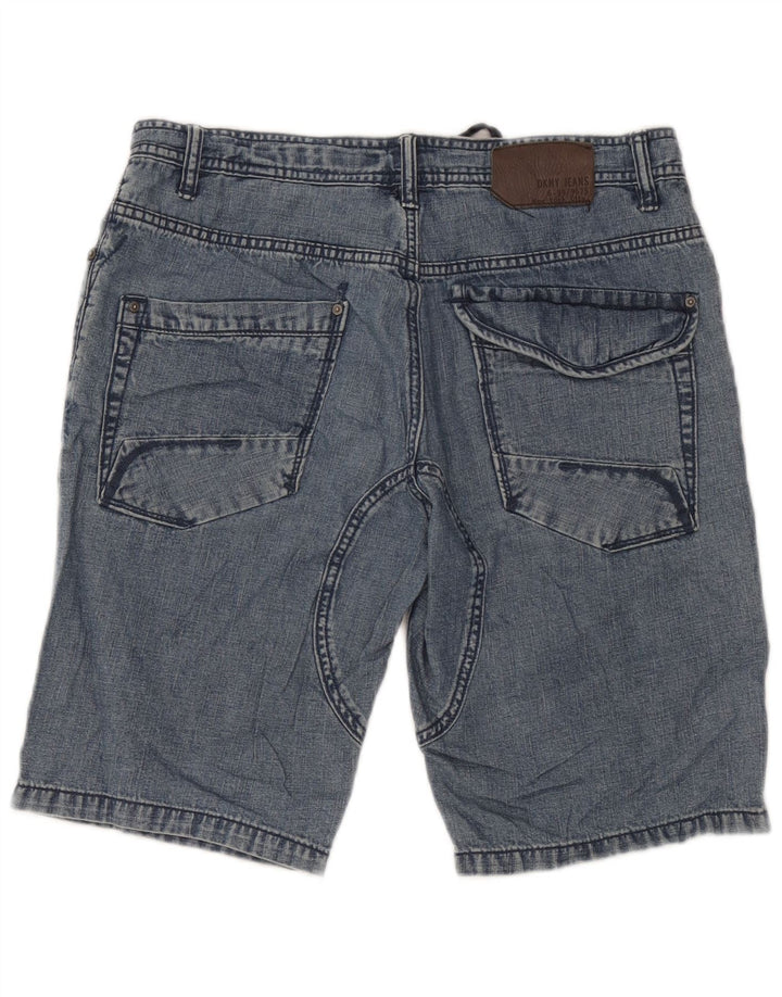Dkny Mens Denim Shorts W31 Medium  Blue Cotton