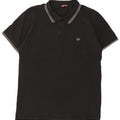 Carrera Mens Polo Shirt 2XL Black Cotton