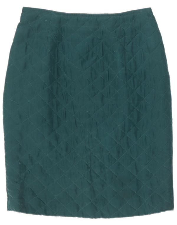 Colmar Womens Ten Yards Quilted Pencil Skirt IT 48 Medium W29 Grøn