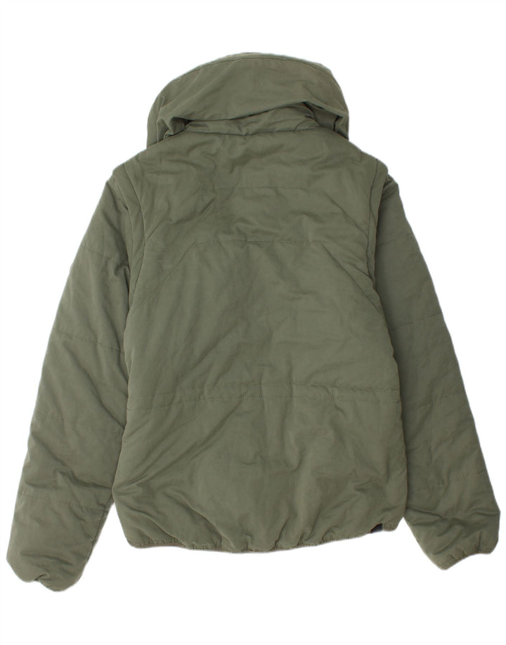 BENCH Womens Padded Jacket UK 18 XL Green Polyester