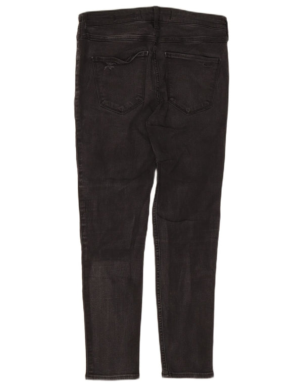 Hollister γυναικείο ψηλό κολάν στενό τζιν US 9 Medium W29 L26 μαύρο
