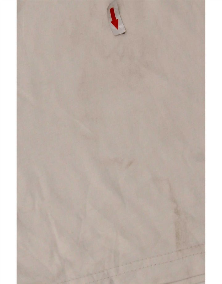 T-shirt grafica da uomo Adidas Top in cotone bianco medio