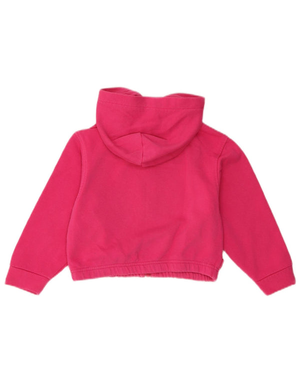 Diadora Mädchen-Kapuzenpullover mit Reißverschluss, 3–4 Jahre, XS, rosa, Baumwolle