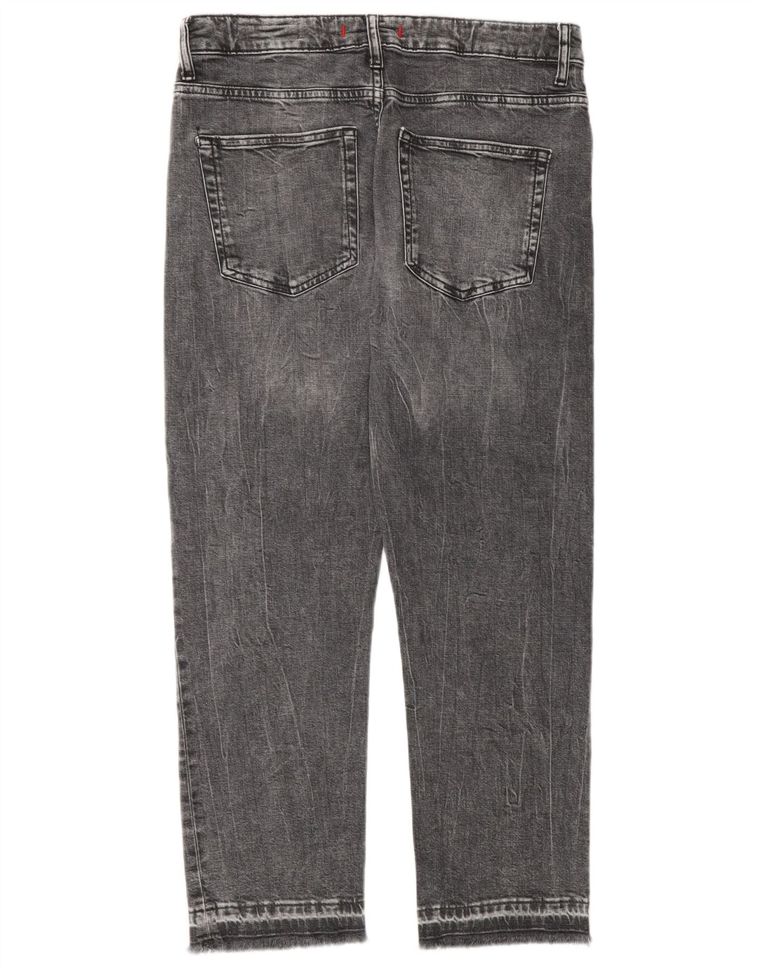 Zara Womens Straight Jeans EU 38 Small W28 L26 Grey