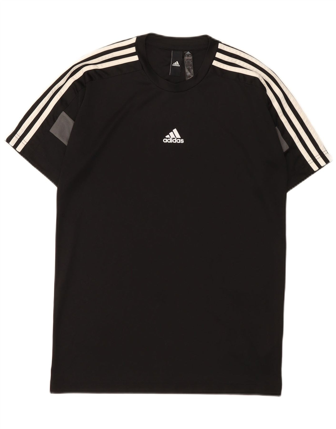 Adidas Mens Aeroready T-Shirt Top Small Black Colourblock Polyester