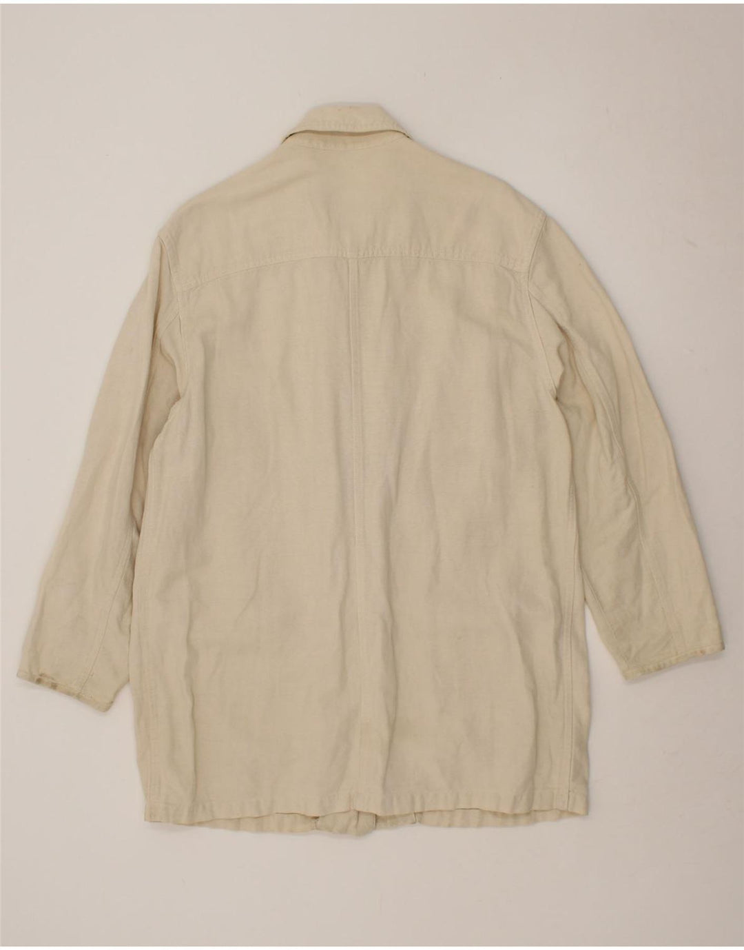 NEW PENNY Womens Utility Jacket UK 12 Medium Off White Vintage New Penny and Second-Hand New Penny from Messina Hembry 