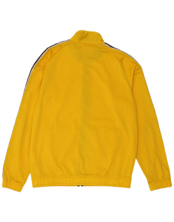 Champion Herren-Trainingsanzugoberteil mit Grafik, XL, gelbes Farbblock-Polyester
