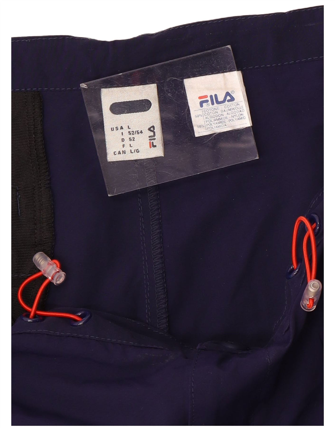 Fila Mens Sport Shorts Large  Navy Blue Cotton