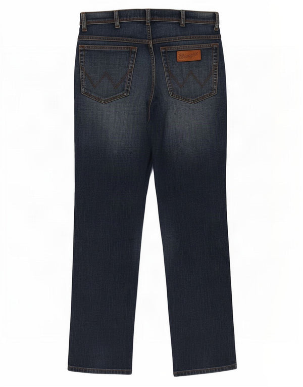 Jeans dritti da uomo Wrangler Texas W34 L32 cotone blu navy