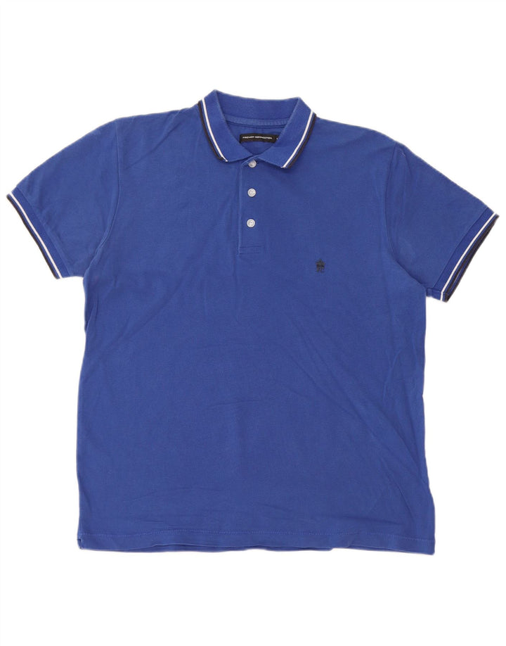French Connection Herre poloshirt Medium blå bomuld