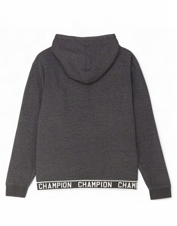Męski sweter z kapturem Champion Graphic XL, szary, bawełniany