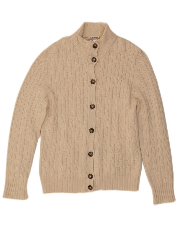 Damski sweter rozpinany Gran Sasso IT 54 3XL Biała wełna