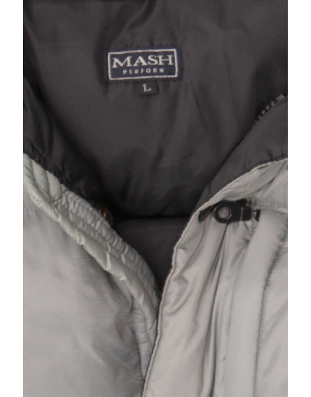 Mash Mens Hooded Padded Jacket UK 40 Large Grey