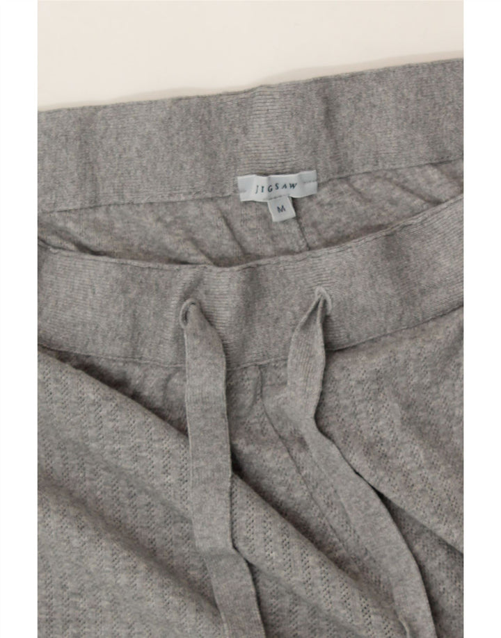 JIGSAW Womens Tracksuit Trousers Joggers UK 12 Medium  Grey Cotton Vintage Jigsaw and Second-Hand Jigsaw from Messina Hembry 