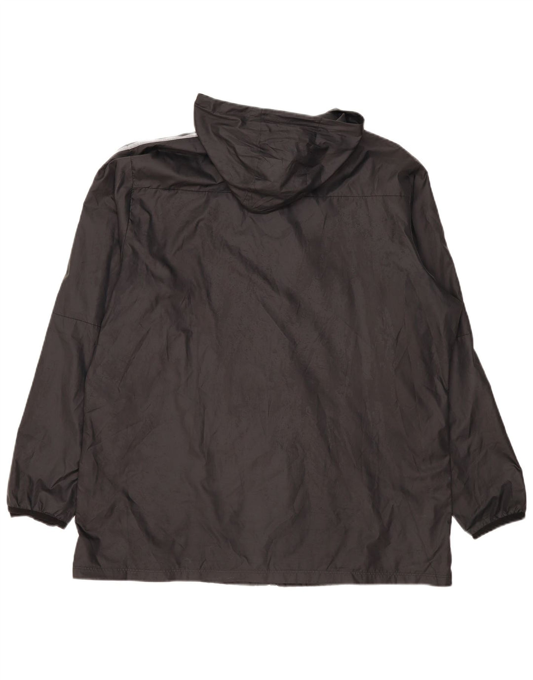 Nike Mens Hooded Rain Jacket UK 44 2XL Black Polyester