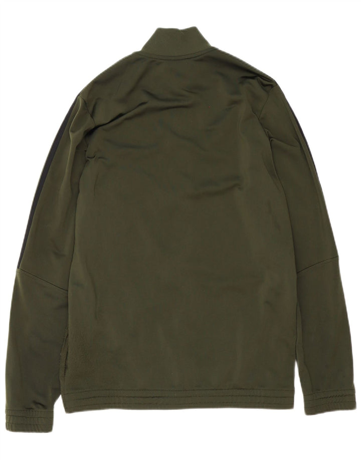 Veste de survêtement Adidas Garçon 15-16 ans Vert Polyester