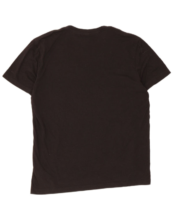 G-Star Dame T-Shirt Top UK 18 XL Sort Bomuld