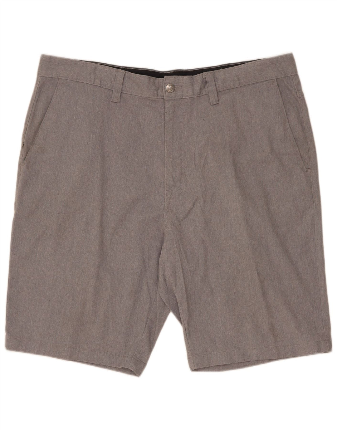 Volcom Herre Chino Shorts W38 XL Grå Bomuld