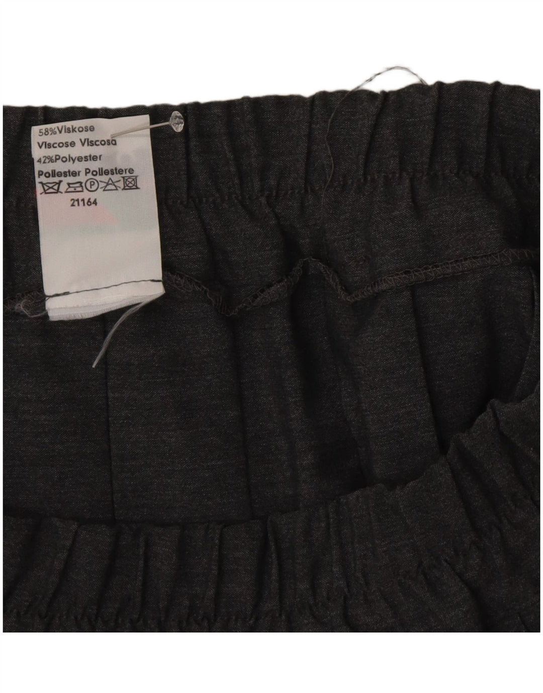 Ecco Kvinde Kniv Plisseret nederdel EU 42 Large W32 Grå Viscose