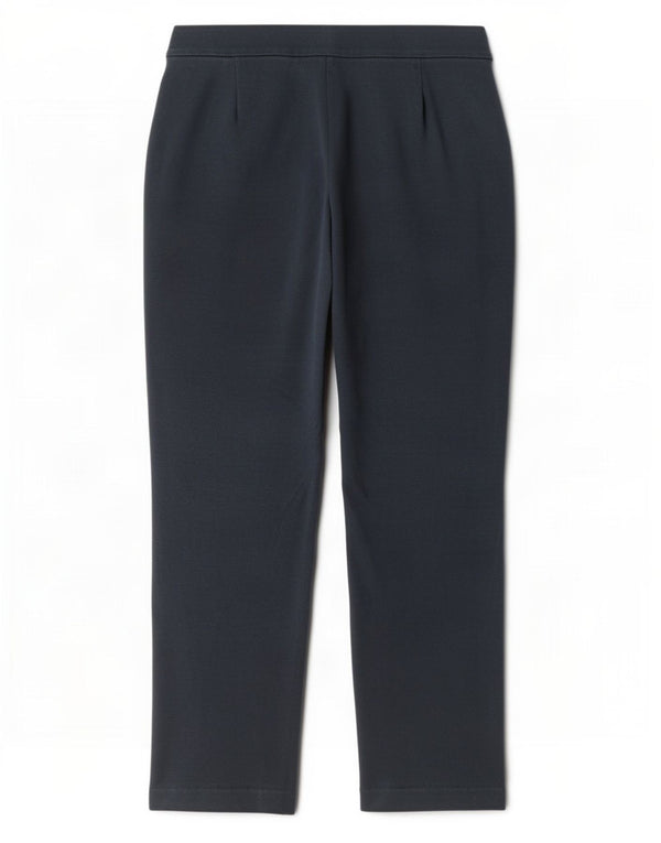Marks & Spencer Pantalon droit pour femme UK 16 Large W34 L29 Bleu marine