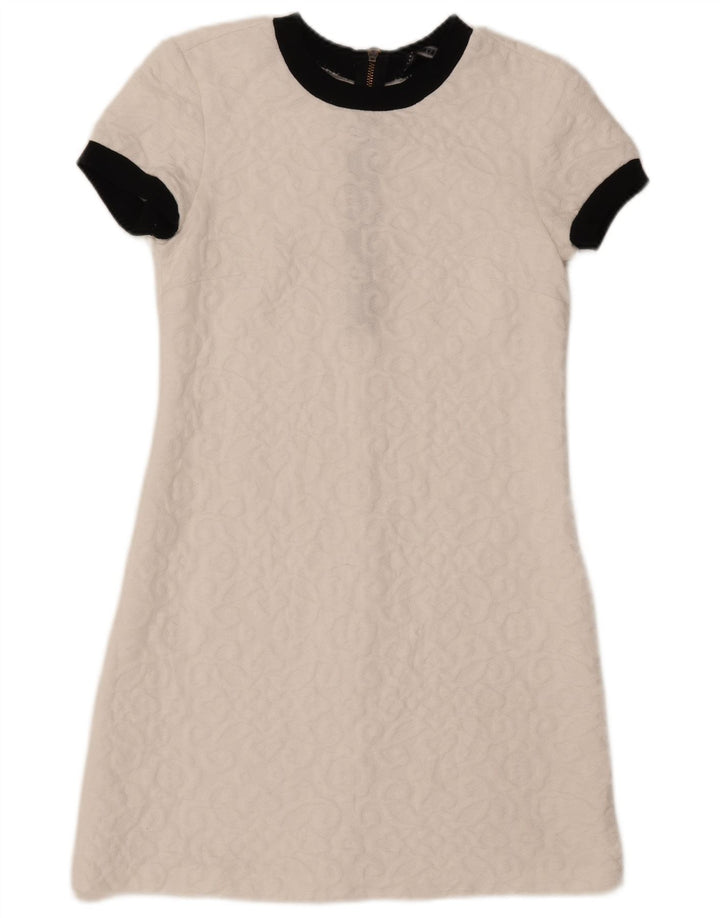 ZARA Womens A-Line Dress UK 6 XS White