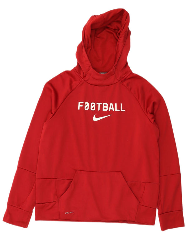 Nike Dri Fit Graphic Hoodie für Jungen, 13–14 Jahre, XL, Burgunderrot, Polyester