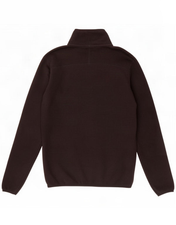 The North Face Mens Zip Neck Fleece Jumper XS Black Polyester