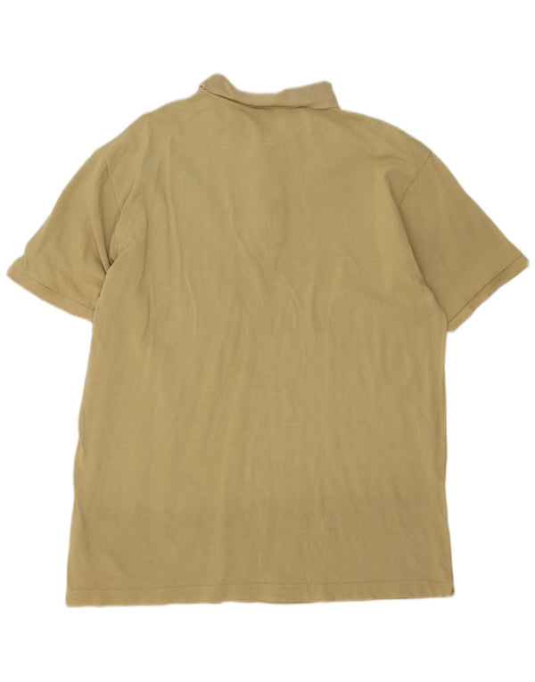 Kappa Mens Polo Shirt 2XL Beige Cotton