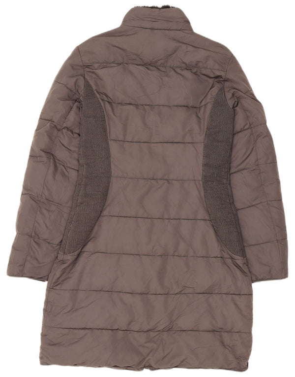 Hobbs Wattierter Damenmantel UK 10 Small Grau Polyester