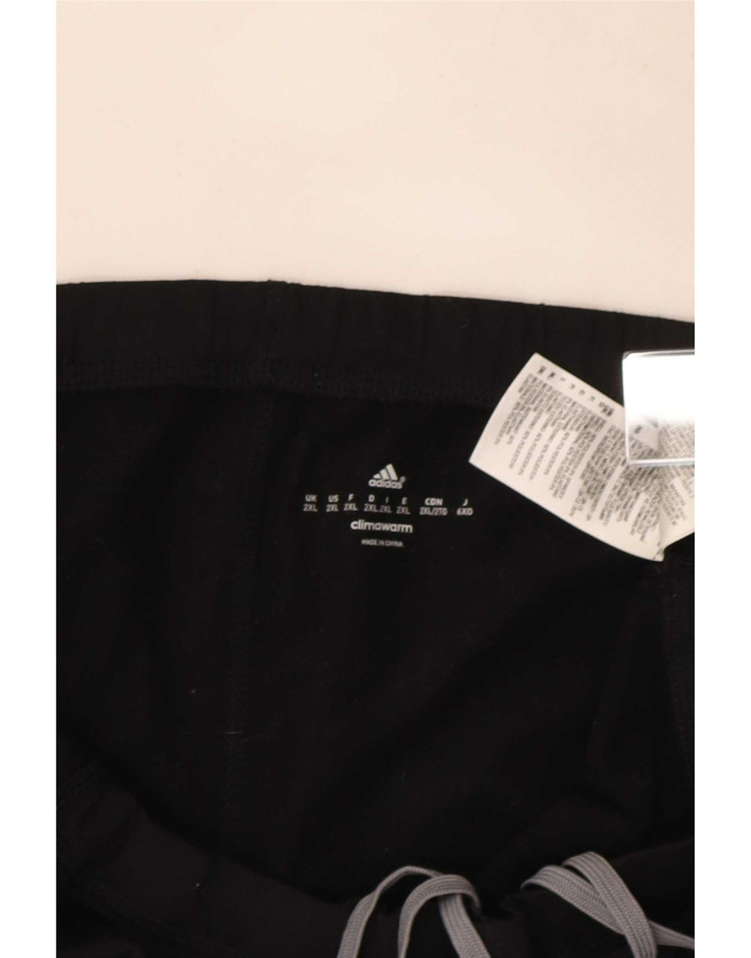 Pantaloni da tuta Adidas Climawarm da uomo 2XL poliestere nero