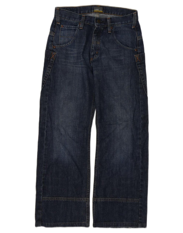 Jeans Lee Boys Spencer a gamba larga 11-12 anni W28 L27 cotone blu navy