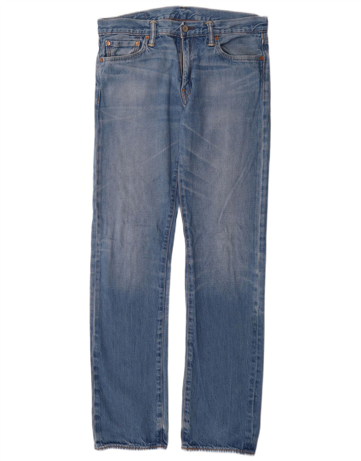 Levi's Uomo 504 Jeans dritti W32 L34 Cotone Blu