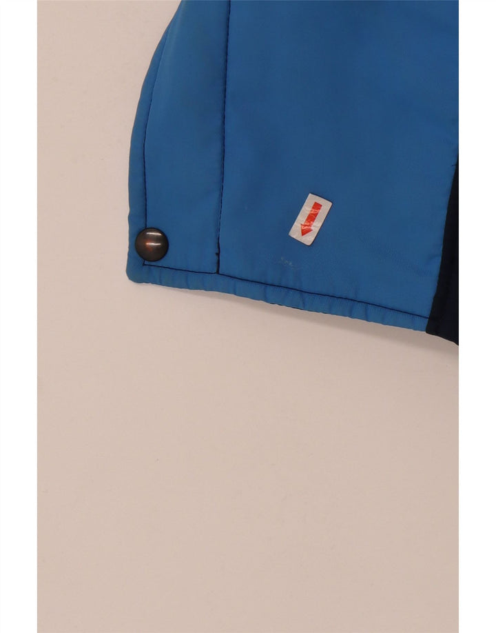 Samas Wattierte Damenjacke IT 50 XL Blaues Colourblock-Nylon