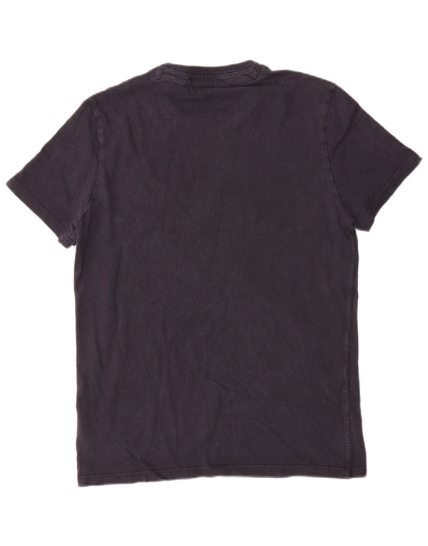 Superdry Mens Graphic T-Shirt Top Medium Black Cotton