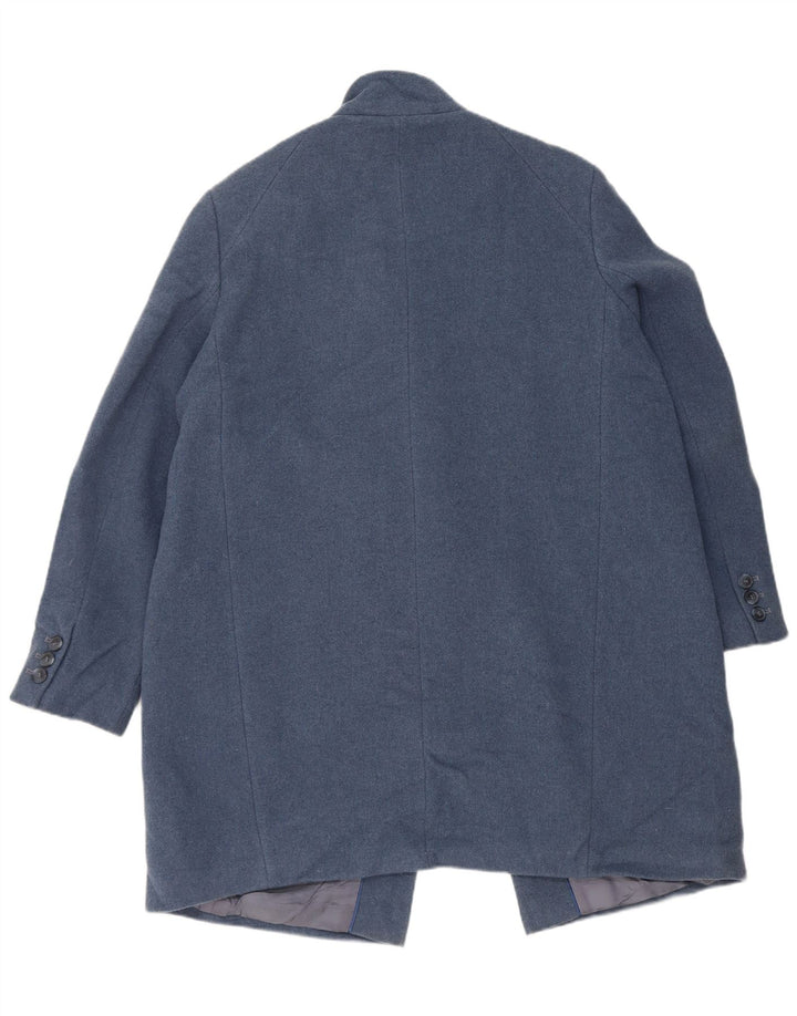 Marks & Spencer Damen Autograph Open Overcoat UK 18 XL Blaue Wolle