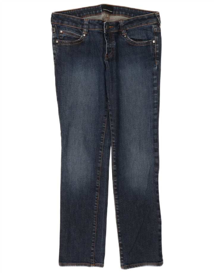 Jeans slim da donna Calvin Klein W34 L30 Blu