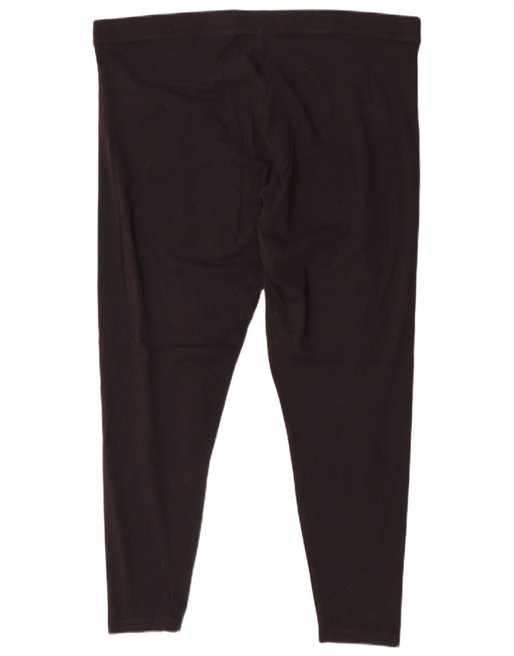 Marks & Spencer Dame Leggings UK 20 2XL Sort Bomuld