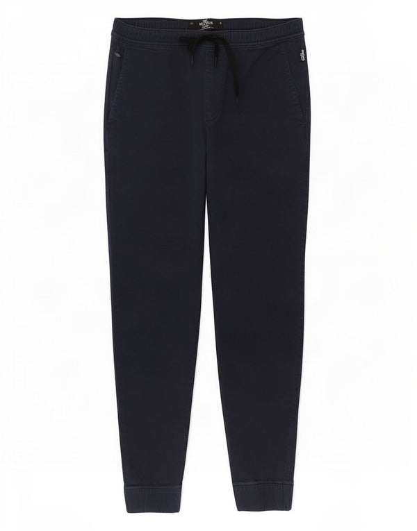 Мужские брюки-джоггеры Hollister Medium W30 L28, темно-синие, хлопок
