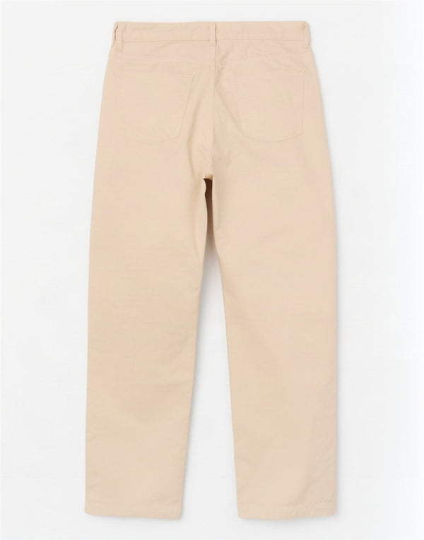 Cerruti 1881 Mens Straight Casual Trousers W32 L28 White Linen