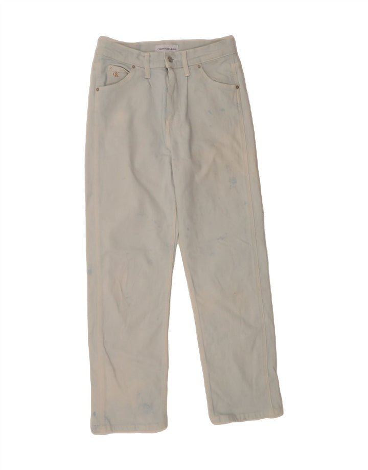 CALVIN KLEIN Womens Straight Jeans W28 L27 Blue Vintage Calvin Klein and Second-Hand Calvin Klein from Messina Hembry 