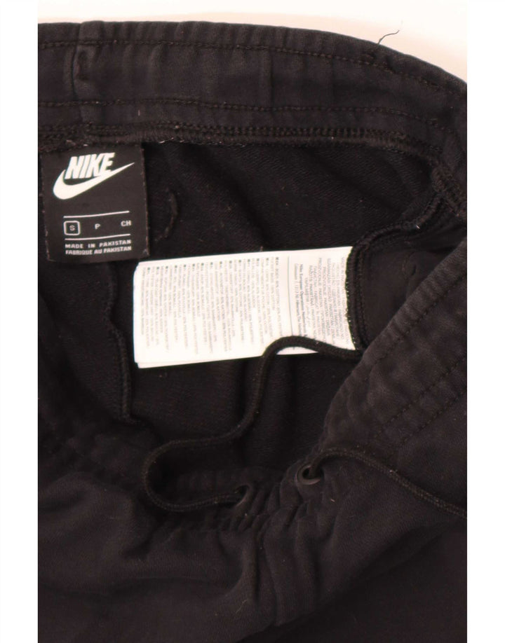 Nike Mens Tracksuit Trousers Joggers Small Black Cotton