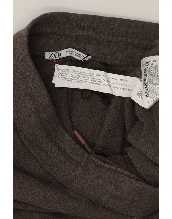 Zara Mens Tracksuit Trousers Small Grey Polyester