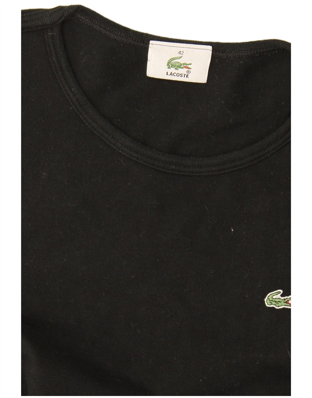 Lacoste ženska majica kratkih rukava, velika veličina 42, crna