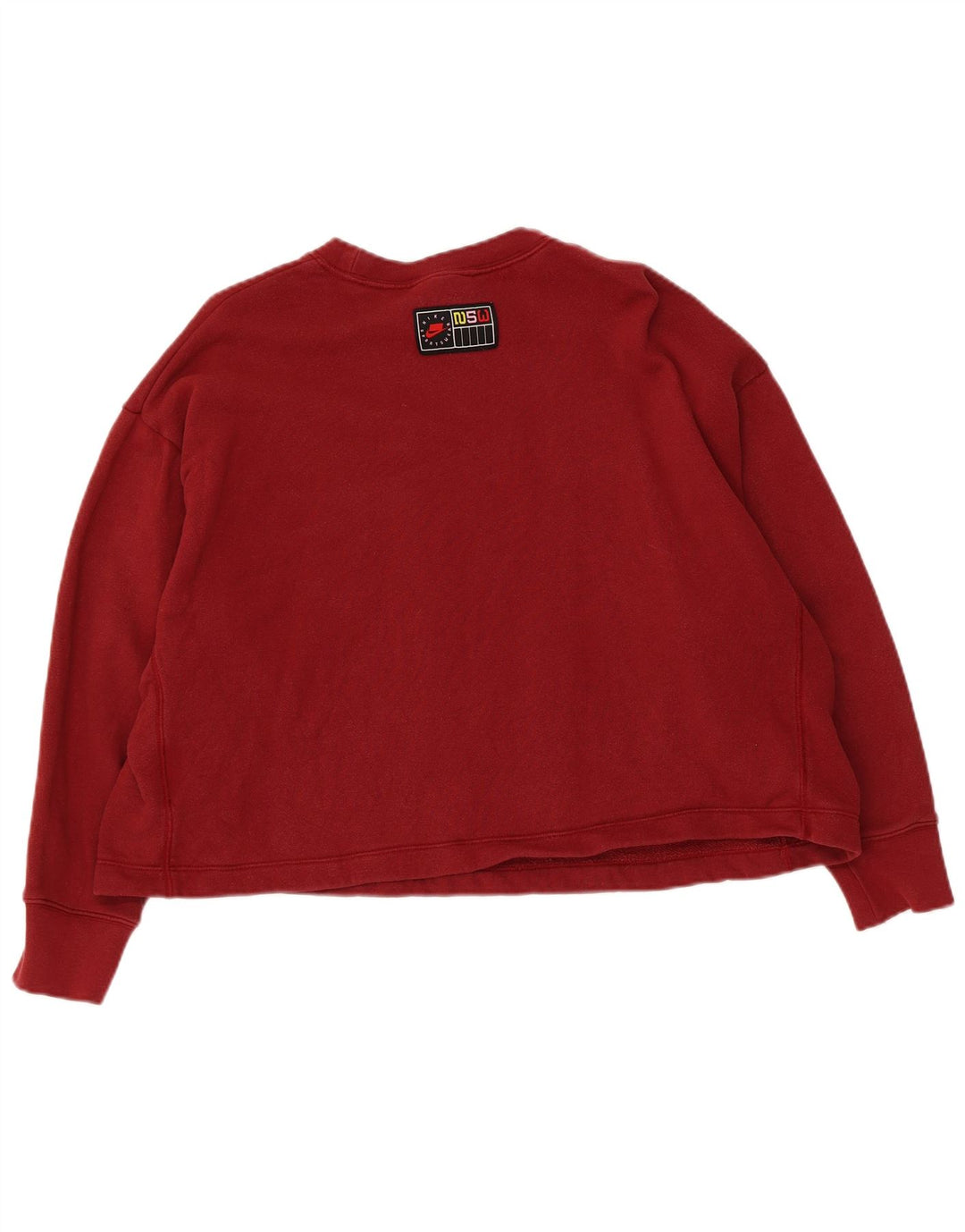 Damska bluza dresowa Nike Oversized Crop Graphic UK 14, średnia czerwień