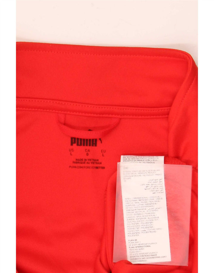 Puma Mens Club Milano αθλητική φόρμα Top Jacket μεγάλο κόκκινο πολυεστέρα