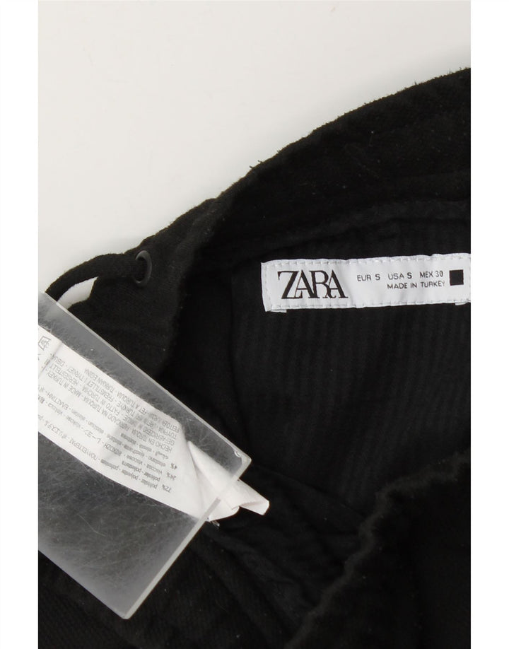 Zara Mens Sport Shorts Small  Black Polyester