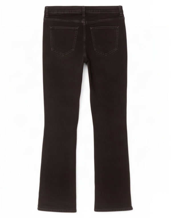 Marks & Spencer Womens The Eva Bootcut Jeans UK 16 Large W34 L33 Black