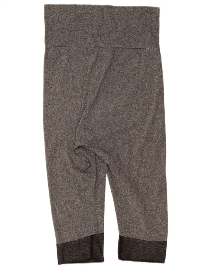 Freddy Dame Capri Leggings IT 46 Stor Grå Flecked Bomuld