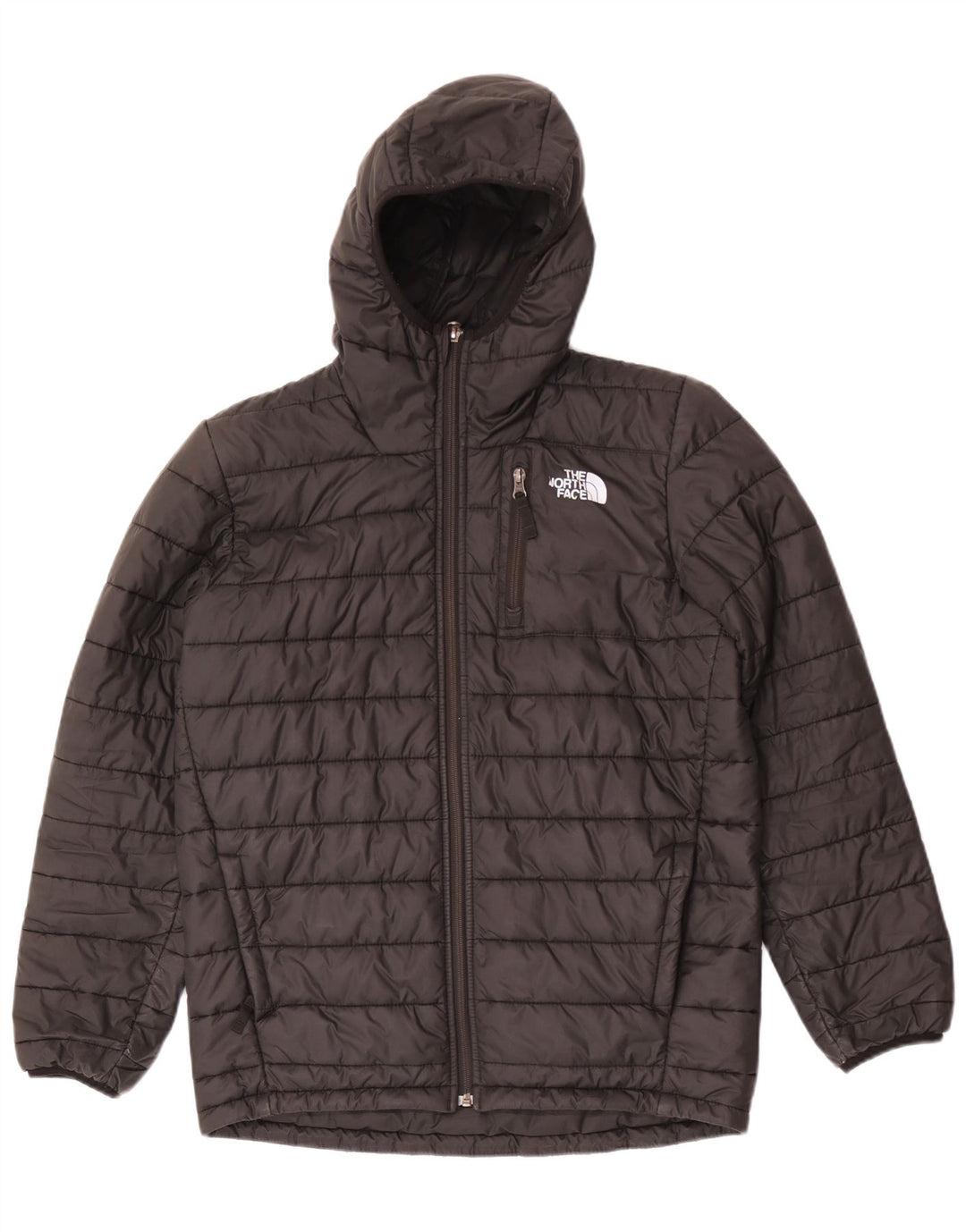 The North Face Boys Polstret Hættejakke 14-15 år XL Sort Polyester